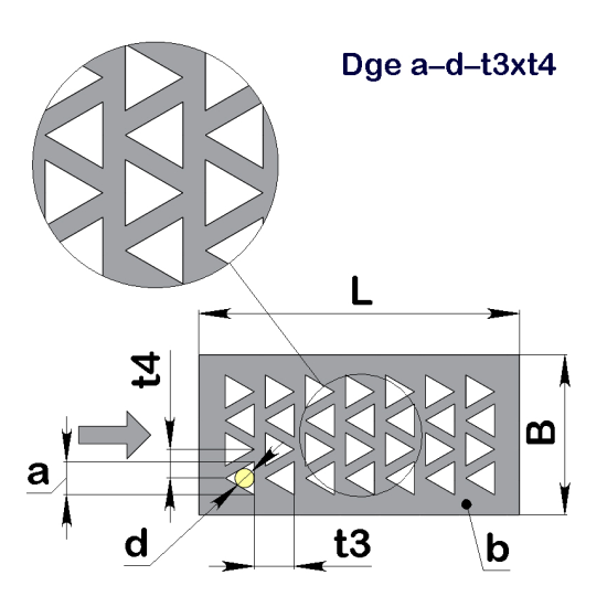 Перфолист плоский Гречка Dge 10-5,8-11,3x8,2 (1000x2000)-0,55 оц 08кп