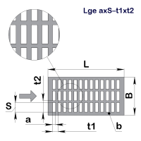 Решето БЦС (МЗП) Lge 12x50–19x56 (490x990)–1,2 х/к 08кп