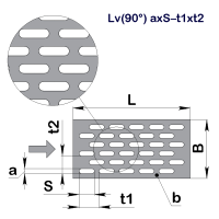 Решето свекломоечное Lv(90°) 10x30–36x32 (1500x3000)–4 г/к 08кп