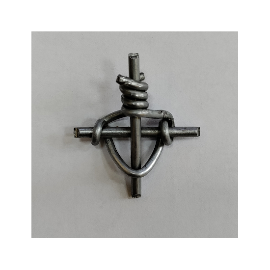 Сітка дротяна вузлова Fix-200/17/150 рулон (2000x50000)-2,5 оц Ст1