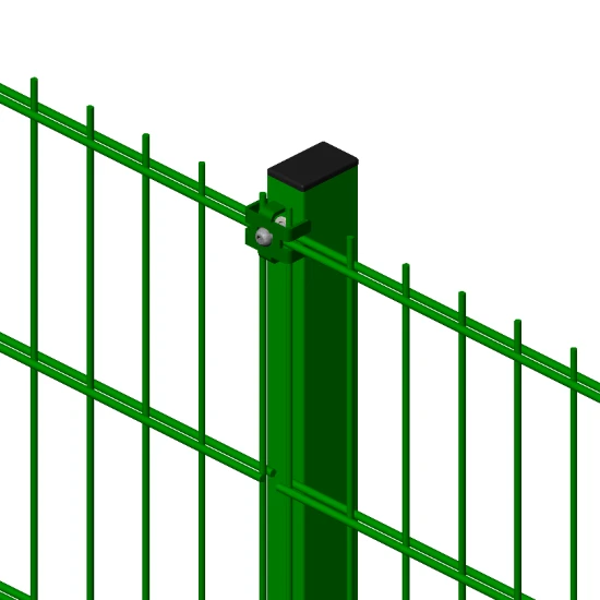 Столб ограждения на анкер Дуос-С 36х56–H2,23 (2300)–1,5 оц 08кп ППл RAL 6005
