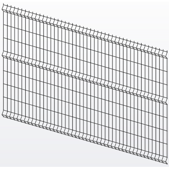 Панель ограждения проволочная Бриз Город H1,73–4/3 (1730x2500) х/к Ст1 ТПК RAL 7016