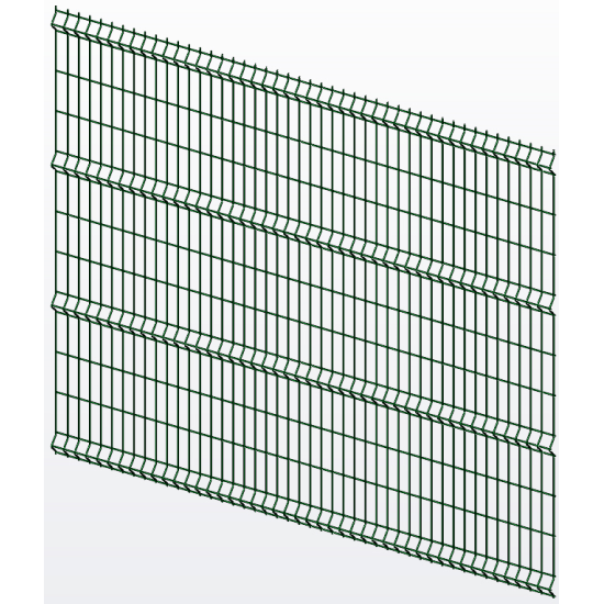 Панель огорожі дротяна Бриз Місто H2,23–4/3 (2230x2500) х/к Ст1 ТПК RAL 6005