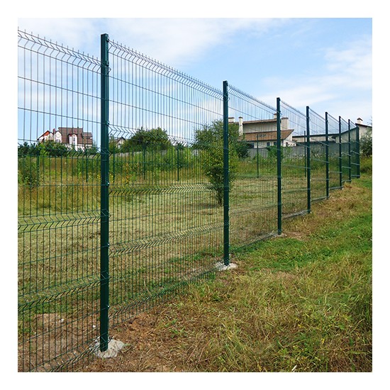 Панель огорожі дротяна Бриз Місто H2,4–4/3 (2400x2500) х/к Ст1 ТПК RAL 6005