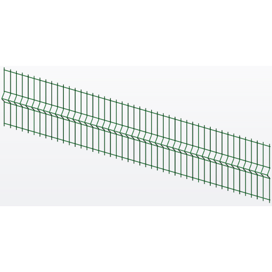 Панель огорожі дротяна Місто H0,55–4/3 (550x2500) оц Ст1 ППл RAL 6005