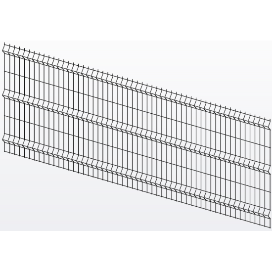 Панель ограждения проволочная Город H1,23–4/3 (1230x3000) оц Ст1 ППл RAL 7016