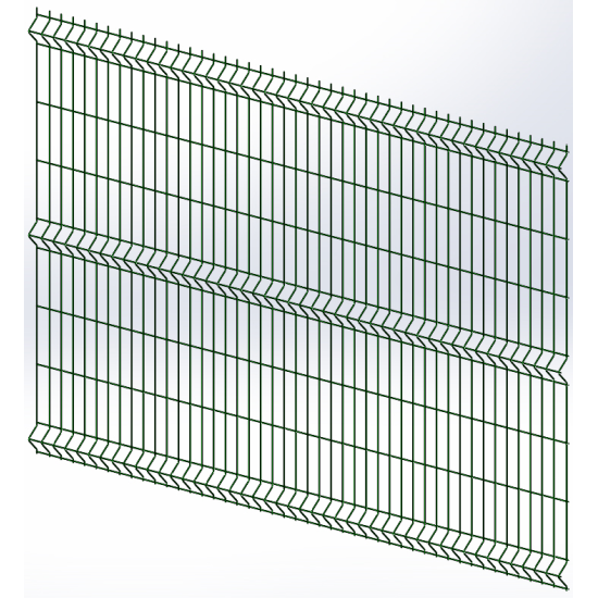 Панель огорожі дротяна Місто H1,53–4/3 (1530x2500) оц Ст1 ППл RAL 6005