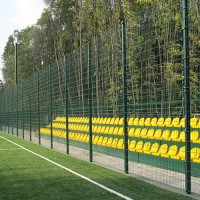 Панель огорожі дротяна Дуос H0,45–5/4/5 (450x2500) оц Ст1 ППл RAL 6005