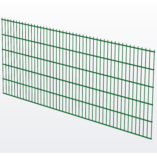 Панель ограждения проволочная Дуос H1,03–5/4/5 (1030x2500) оц Ст1 ППл RAL 6005