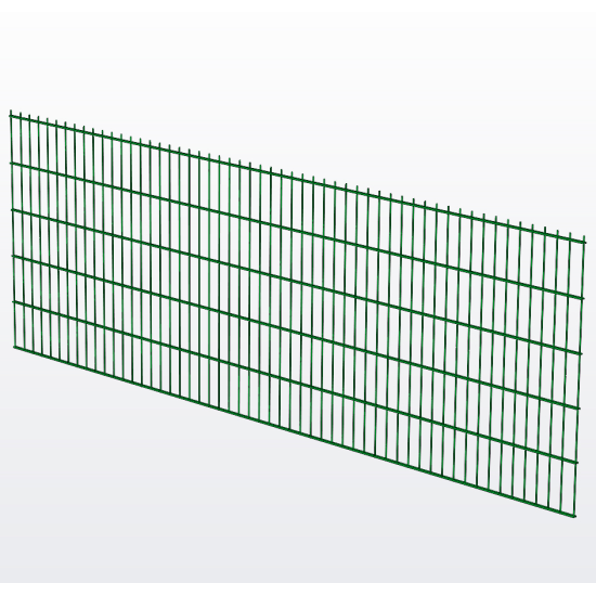 Панель ограждения проволочная Дуос H1,03–6/5/6 (1030x3000) оц Ст1 ППл RAL 6005