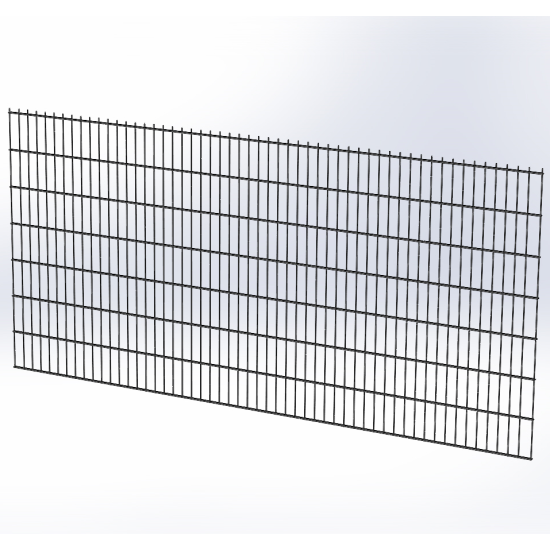 Панель ограждения проволочная Дуос H1,43–5/4/5 (1430x3000) оц Ст1 ППл RAL 7016