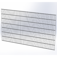 Панель огорожі дротяна Дуос H1,43–6/5/6 (1430x2500) оц Ст1 ТПК RAL 7016