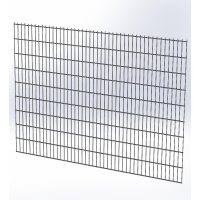 Панель огорожі дротяна Дуос H1,83–6/5/6 (1830x2500) оц Ст1 ТПК RAL 7016