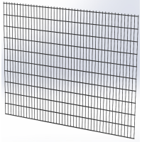 Панель огорожі дротяна Дуос H2,03–6/5/6 (2030x2500) оц Ст1 ТПК RAL 7016