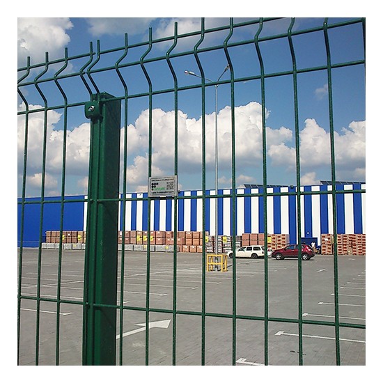 Панель огорожі дротяна Оригінал H1,23–4/4 (1230x2500) оц Ст1 ППл RAL 6005