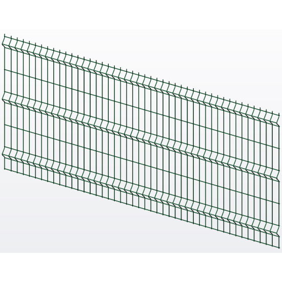 Панель огорожі дротяна Оригінал H1,23–5/5 (1230x2500) оц Ст1 ППл RAL 6005