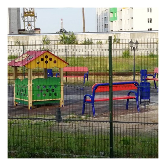 Панель огорожі дротяна Оригінал H2,23–4/4 (2230x2500) оц Ст1 ТПК RAL 6005