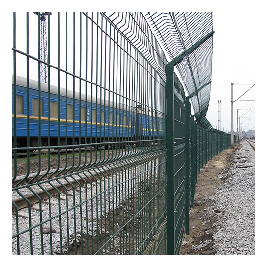 Панель ограждения проволочная Оригинал H2,4–5/5 (2400x3000) оц Ст1 ППл RAL 6005