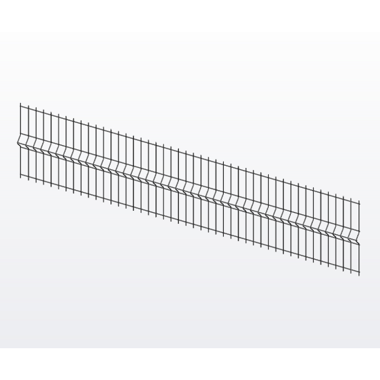 Панель огорожі дротяна Торнадо Оригінал H0,55–4/4 (550x2500) х/к Ст1 ТПК RAL 7016