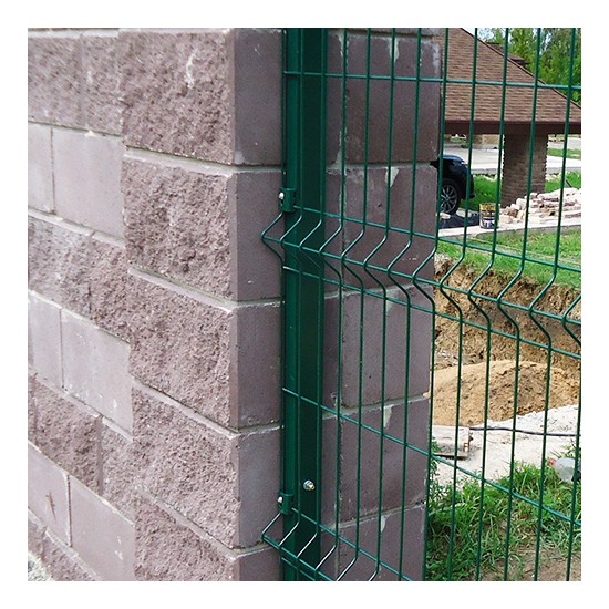 Панель огорожі дротяна Торнадо Оригінал H0,55–5/5 (550x2500) х/к Ст1 ТПК RAL 6005