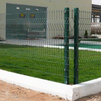 Панель огорожі дротяна Торнадо Оригінал H1,23–4/4 (1230x2500) х/к Ст1 ТПК RAL 6005