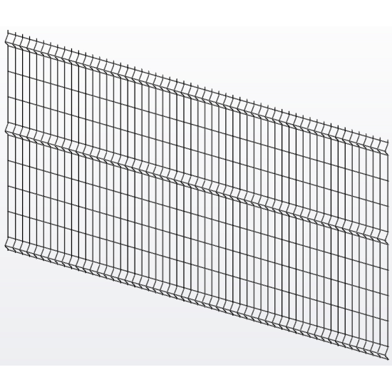 Панель ограждения проволочная Торнадо Оригинал H1,73–5/5 (1730x3000) х/к Ст1 ТПК RAL 7016