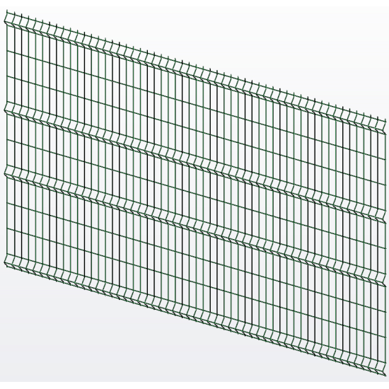 Панель огорожі дротяна Торнадо Оригінал H2,03–5/5 (2030x3000) х/к Ст1 ТПК RAL 6005