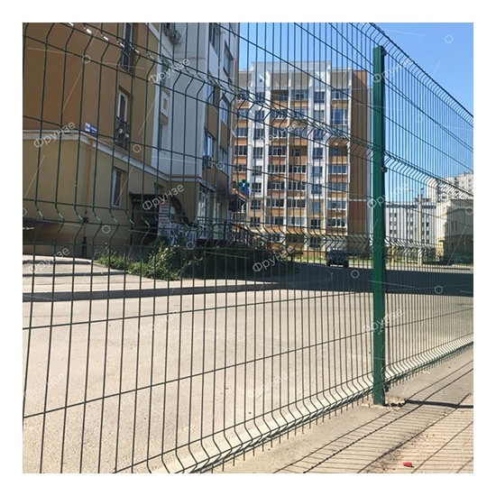 Панель огорожі дротяна Торнадо Оригінал H2,03–6/6 (2030x2500) х/к Ст1 ТПК RAL 6005