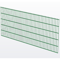 Панель огорожі дротяна Ураган Дуос H1,03–5/4/5 (1030x2500) х/к Ст1 ТПК RAL 6005