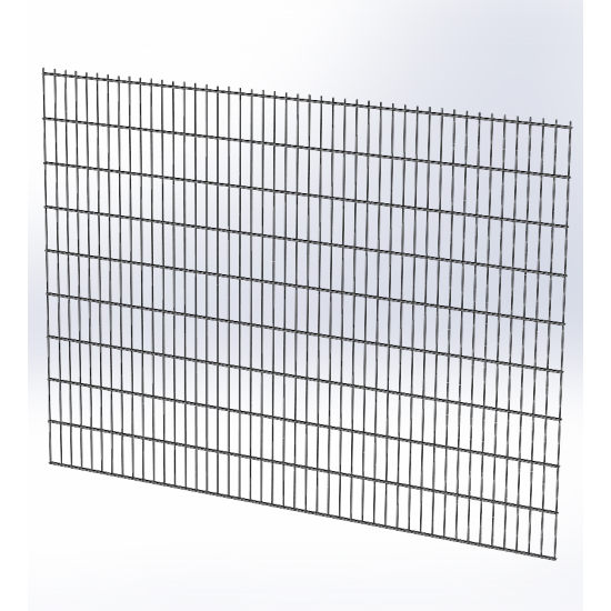 Панель огорожі дротяна Ураган Дуос H1,83–6/5/6 (1830x2500) х/к Ст1 ТПК RAL 7016