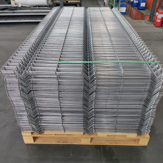 Панель ограждения проволочная Эконом Город H1,23–4/3 (1230x2500) оц Ст1 без покраски