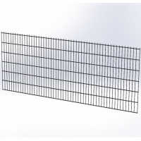 Панель огорожі дротяна Економ Дуос H1,23–6/5/6 (1230x3000) оц Ст1 без фарбування