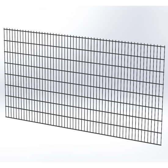 Панель огорожі дротяна Економ Дуос H1,63–6/5/6 (1630x3000) оц Ст1 без фарбування