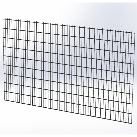 Панель огорожі дротяна Економ Дуос H1,83–5/4/5 (1830x3000) оц Ст1 без фарбування