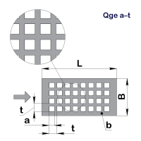 Перфолист плоский Qge 10–14 (1000x2000)–0,5 оц 08кп